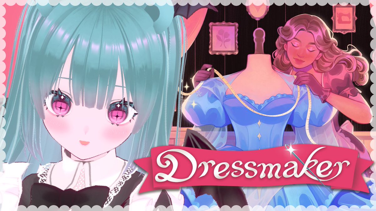 _mint030's tweet photo. 本日15時から！
ドレスつくるゲームで遊びます👗

かわいいのいっぱい作りたい💓💓

⏰️2026/10/18(日) 15:00～
ふりふり大好きこあくまメイドがドレスをつくる📷｜Dressmaker｜#新人VTuber
https://t.co/HVlCeYQcXQ https://t.co/YRVIztGQeV