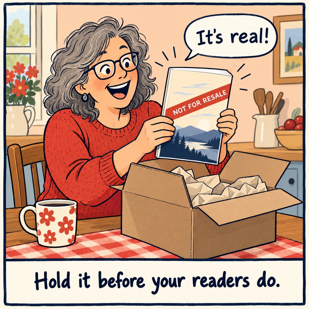 HustleAndreas's tweet photo. Do you order a printed proof before your paperback goes live? Or trust the screen and hit publish?

I'd order one every time. Paper is where I catch the stuff a screen hides.

On KDP you can request up to 5 proof copies while the book is still a draft. Approve it in the Print Previewer, then Bookshelf, the ... menu, Request Printed Proofs.

They're marked Not for Resale, so they're just for checking. And watch your inbox, you get 24 hours from the email to finish the order.

Proof or no proof? #KDP #selfpublishing