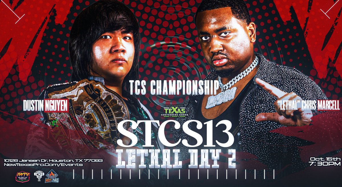 indiewrestling's tweet photo. Now On Demand
@texascontenders #STCS13
@WindDragonDN v @lethalcm
@JakCalloway v @PacOrtegaPro
@mackinthebox_ v @OdayLevantSaint
@SaturnWrestles v @Timur_TheGreat
@alexiaivypro v @KittiHisatomi
+ @ohdannyking @itsKCKreme & more!
https://t.co/Petm2gz2So https://t.co/CkJlzVdxHM