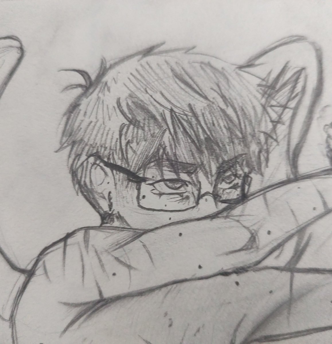 kontobvoid66h's tweet photo. It's a really silly drawing. I wanted to do a self-portrait, but since I didn't know how, I resorted to my cardinal sin. They tell me I'm very proud, so I gave them the satisfaction of drawing me as Lucifer :v 
#art #sillyart #arttwt https://t.co/VVYS5xDrtq