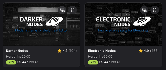 Millsydev's tweet photo. These plugins that made Blueprints look actually good
have an expiration date now.

Darker Nodes + Electronic Nodes

UE6 Early Access end of 2027 → slow death of Blueprints.

RIP Blueprints 2027

#UnrealEngine #UE5 #Blueprints #UE6 https://t.co/2EqzBDw9e7