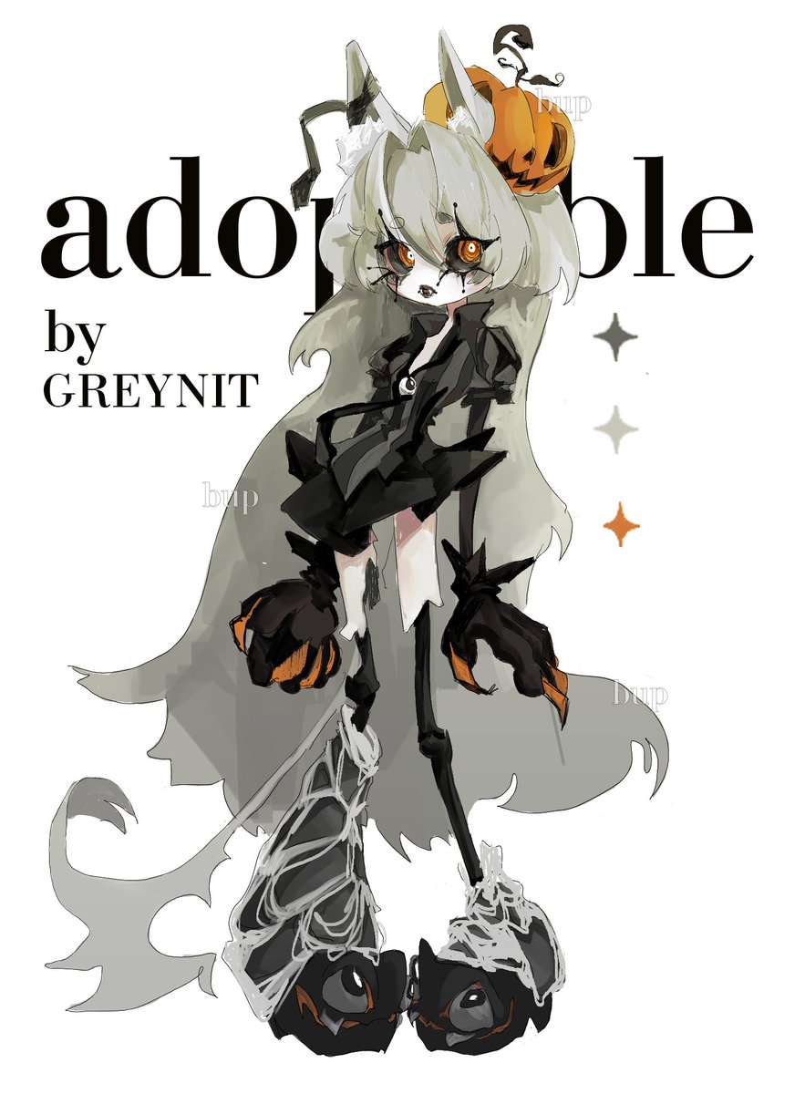 GREYNIT_'s tweet photo. 🎃 PUMPKIN MOURNING — ADOPT AUCTION OPEN!

A little gothic pumpkin doll is looking for a new home🖤

SB $30 | MI $5 | AB $75

7-day auction · 72h payment
Bid here: https://t.co/RboIcLiPDT

#adoptable #adoptauction #characterdesign #originalcharacter https://t.co/cYHxQXhYAS