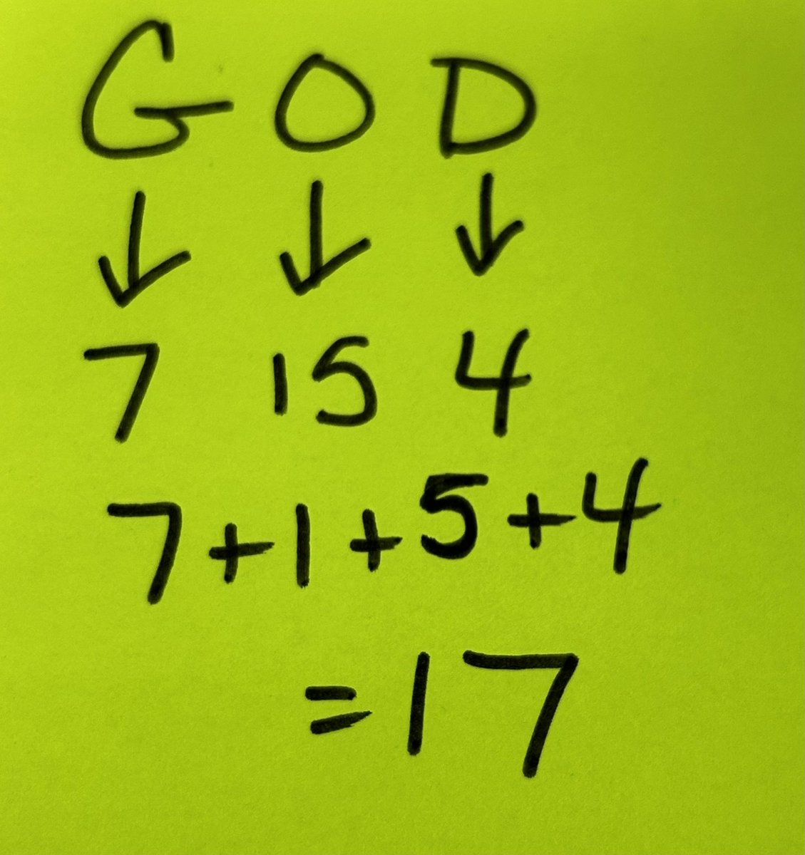 kellyannelu's tweet photo. God=17 ✝️ https://t.co/yCxQfIpyDL