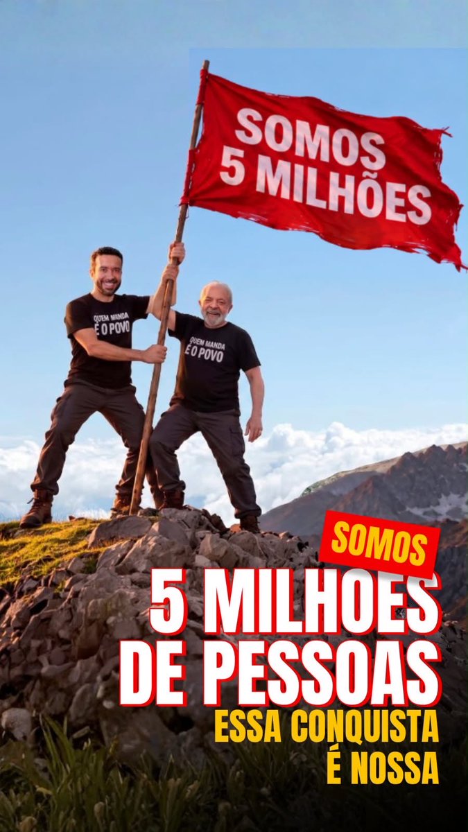 weberleite's tweet photo. #Somos5MilhoesDeSoldadosDoLula https://t.co/NhMwBDzJb8