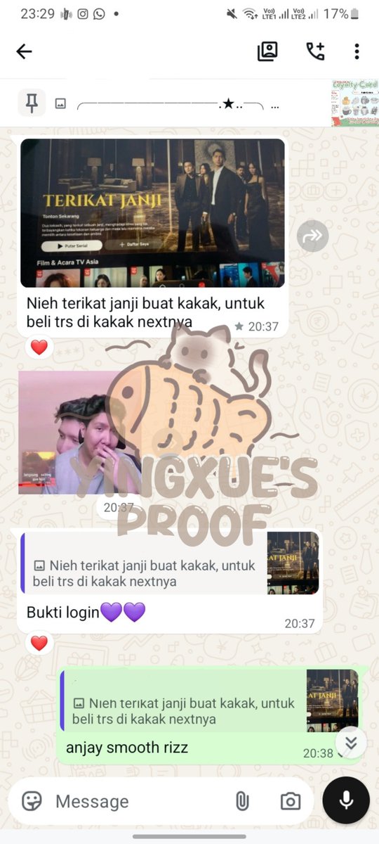 _taesaan's tweet photo. — (  171026 proof of trust ✉️  )

‐n e t — f l i x 1P2U :: 1 month
‐n e t — f l i x  1P1U  :: 7 days

thank you so much for trusting me with your orders ★ https://t.co/Lg1ob2wEwa