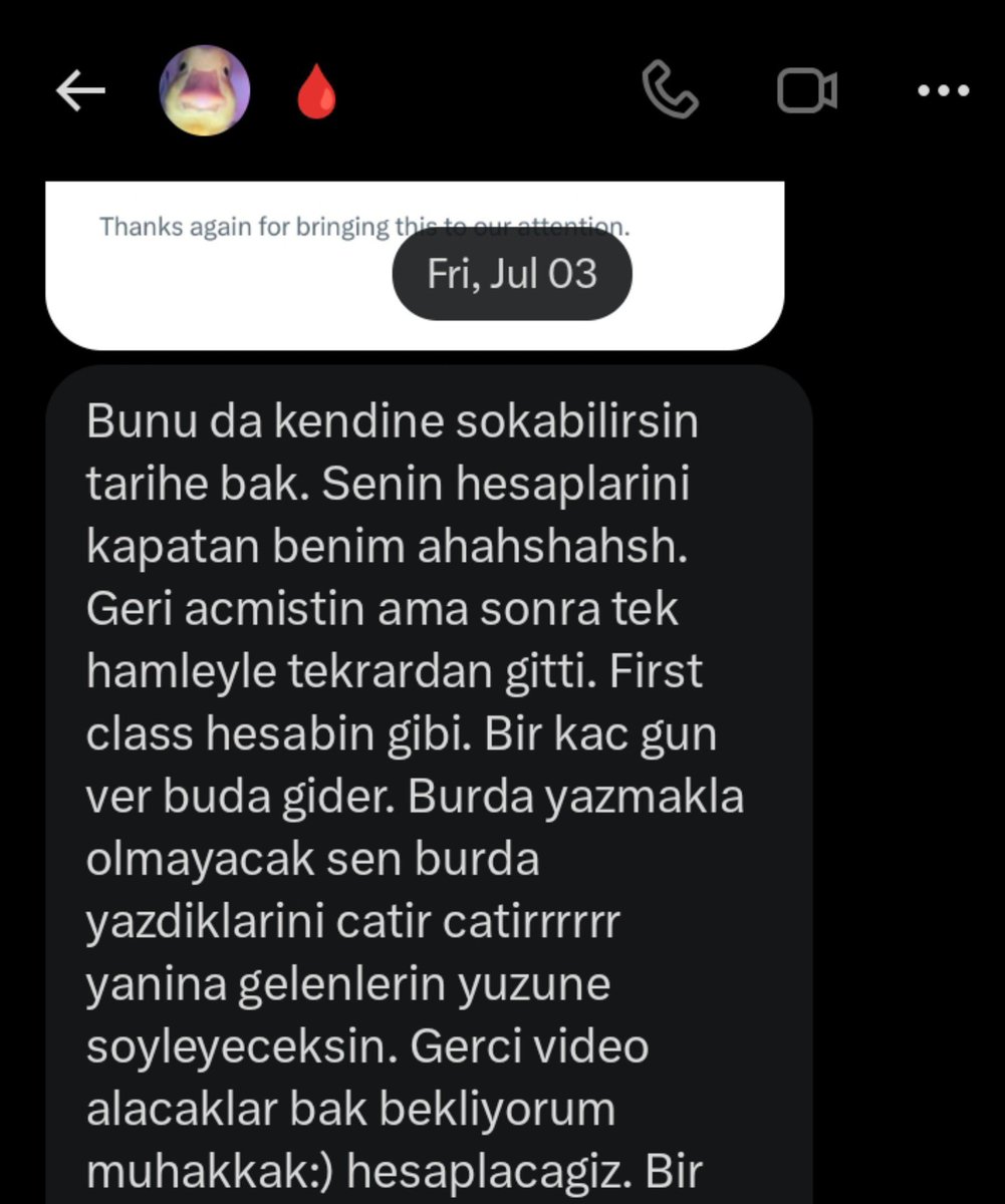 kabus3455's tweet photo. Hala gelecekler bundan sonra bana itiraf ettiğin herşeyi paylaşıcam taki verdiğin sözü tutup oda açana kadar beni ailemle tehtid etmek nedir göreceksin bir kesit bıraktım 
@nurcan__x https://t.co/AiIpj3Hd44
