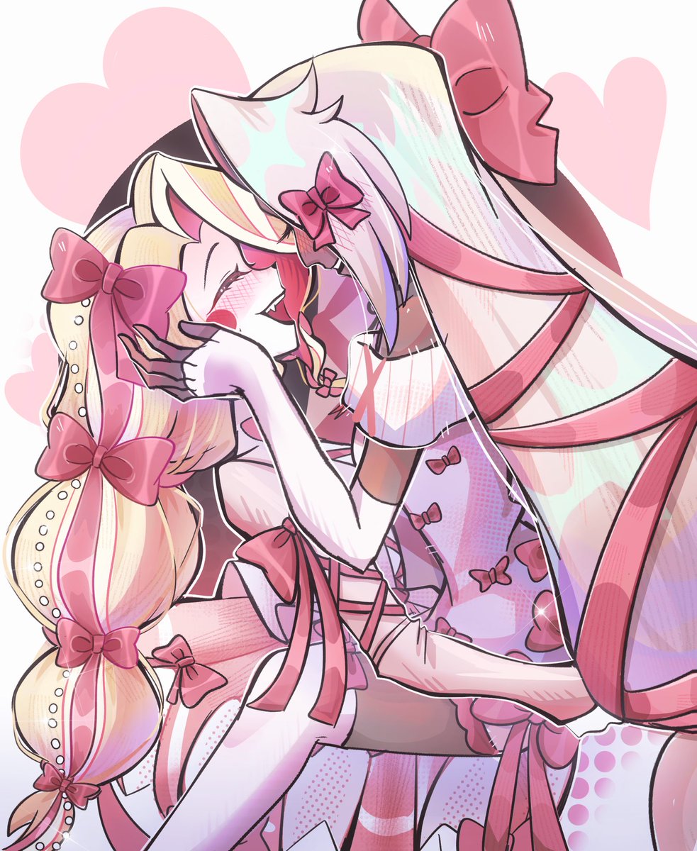 aiyu_berry's tweet photo. Chaggie🌈🎀💝
#HazbinHotel #chaggie https://t.co/LiaWbWR0yJ