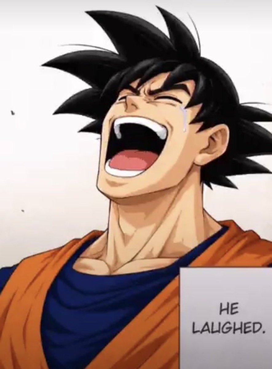 nao_pinX's tweet photo. @LuigiBest7 @doffy_piece Goku shitting himself after saitama slightly moved some clouds https://t.co/hrRezF4FZl