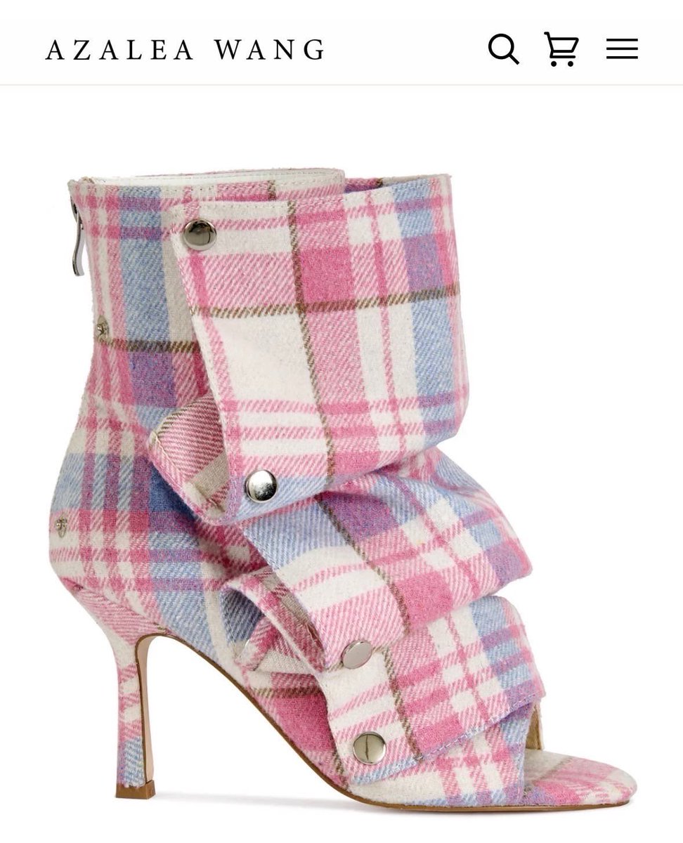fairyprxncess's tweet photo. i need this pinkplaid stiletto bootie https://t.co/2flkgiWH9v