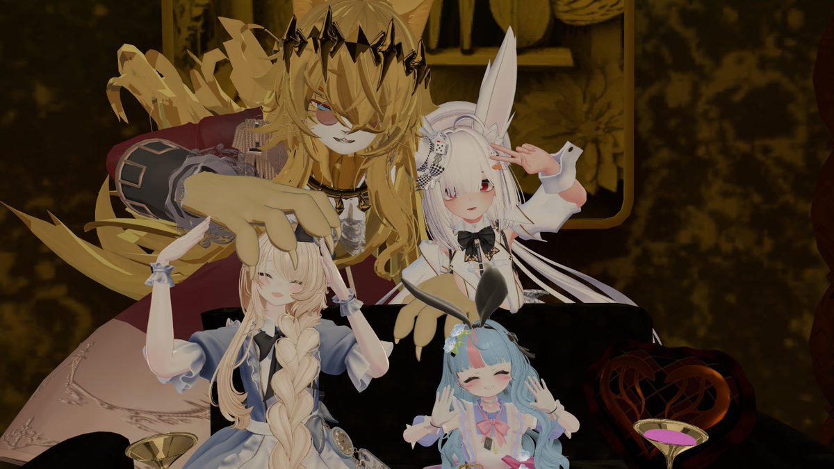 musubi_VR's tweet photo. さすがに感想ツイしますﾊｲ
#VRCマッドパーティ にお邪魔してきました！しかも三回！このポスから三つは各回の感想になります！
長文は文字数が足らないのでALT書きます！
まずは初参加の10/3！リクイン勝てたフレンドと一緒に
マジで超楽しかった！これからも挑戦続けますでぇ… https://t.co/UnNhUMzF8b