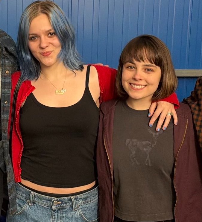 DomTheBomb's tweet photo. Max &amp; Chloe on set of Life is Strange TV Show 📸🦋 https://t.co/5grQN0ARl7