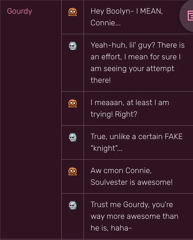 dyleest's tweet photo. trans connie is becoming more and more likely canon. 🏳️‍⚧️ #dandysworld #connie https://t.co/FyGWassXiH