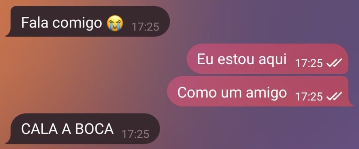 thukwuna's tweet photo. Aqui eu já teria mandado ir tomar no centro do olho do cu https://t.co/d2lQLCz08y