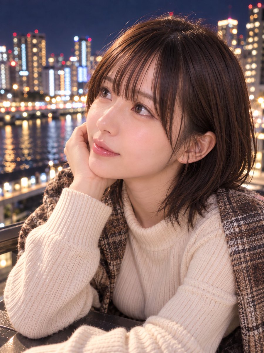 AI86n08's tweet photo. こんばんわんっ🐶🌙💕

夜景がキラキラしてて綺麗だったよ〜✨

ついつい見とれちゃった🤭💗

ねぇ、みんなは夜景見るの好き？🥺💕 https://t.co/TVi2yb2aNv