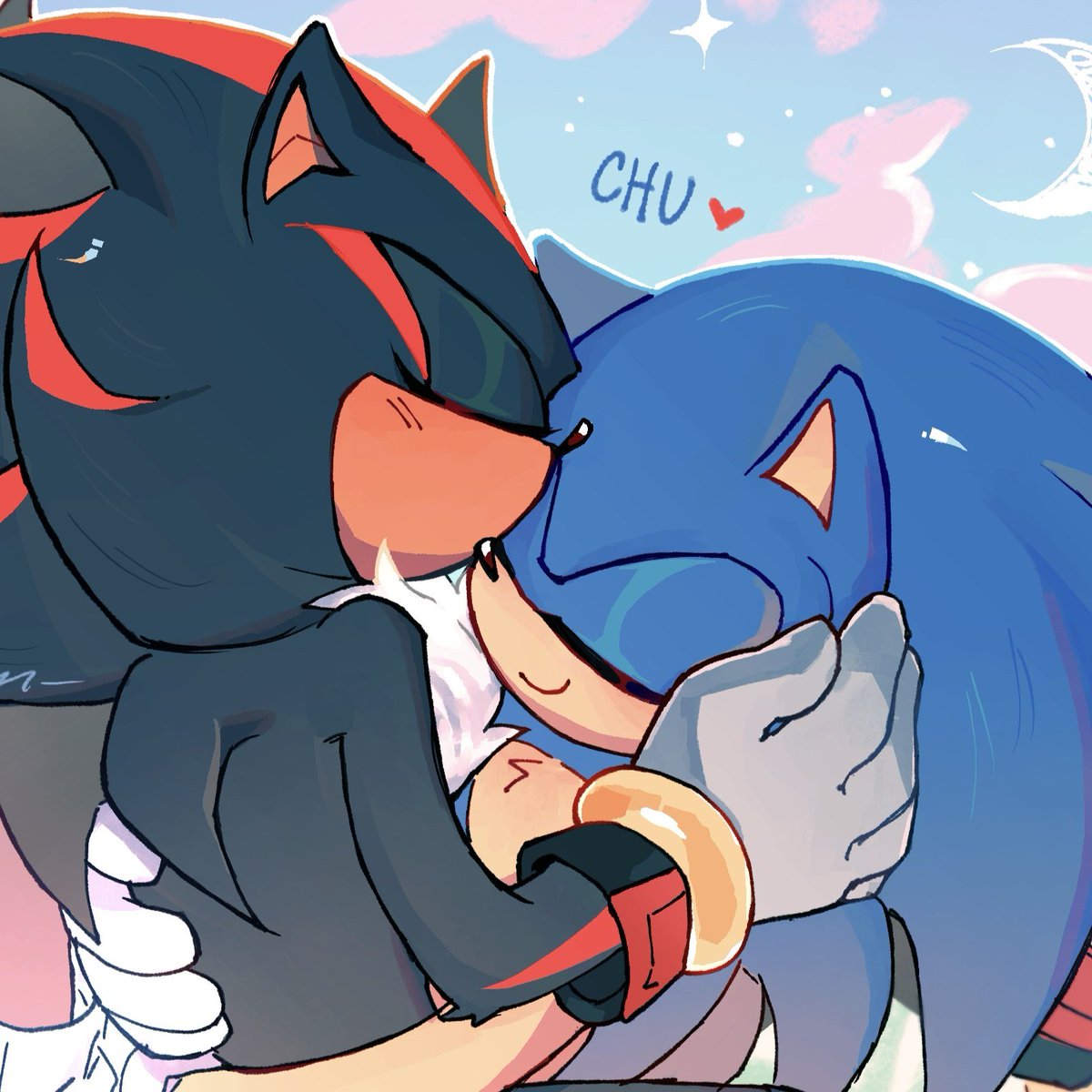 kenzO_kyun's tweet photo. #sonadow kiss https://t.co/afzGAMNy9d