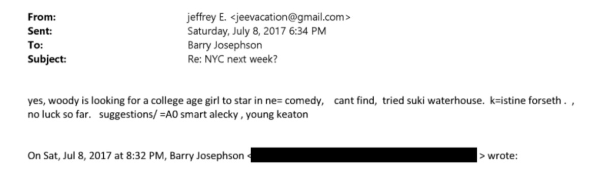 mcgdalene's tweet photo. bro imagine wanting to work with a pedophile so much that you go for TWO auditions, he doesn't like you for the main role, gives you a smaller role and then later you're telling people you'd work with him again... suki waterhouse is really something else https://t.co/t8Xn6znhKp