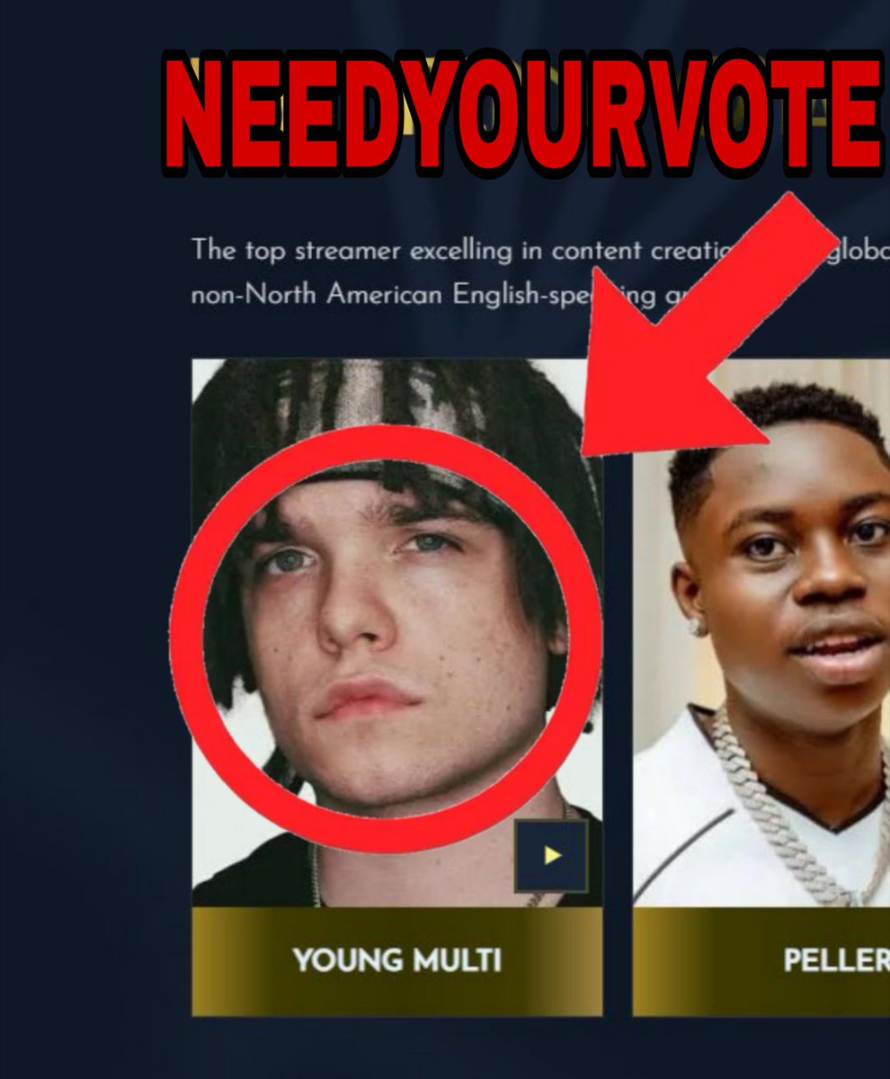 ZurumiX's tweet photo. GUYS THIS IS YET ANOTHER ADÉLA SITUATION PLEASE WE SHOULD COME TOGETHER AND VOTE FOR SLAVIC REPRESENTATION IN STREAMER AWARDS. THIS IS BIGGEST POLISH STREAMER YOUNG MULTI, NOMINATED IN BEST INTERNATIONAL STREAMER (23RD CATEGORY) #NEEDYOURVOTE https://t.co/51KDmOcXIy