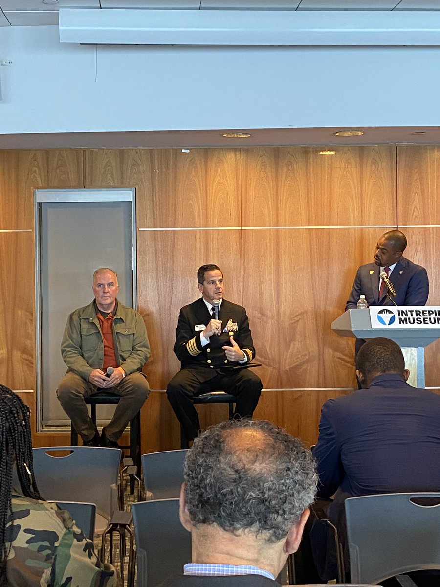 NYMetroVets's tweet photo. What a great Veterans Summit on Thursday aboard the @IntrepidMuseum! Thank you to @Dais77NY and his team for their work bringing together leaders and organizations to discuss the issues facing #veterans and explore better ways to support them. Looking forward to next year! https://t.co/DG9nk6V7SB