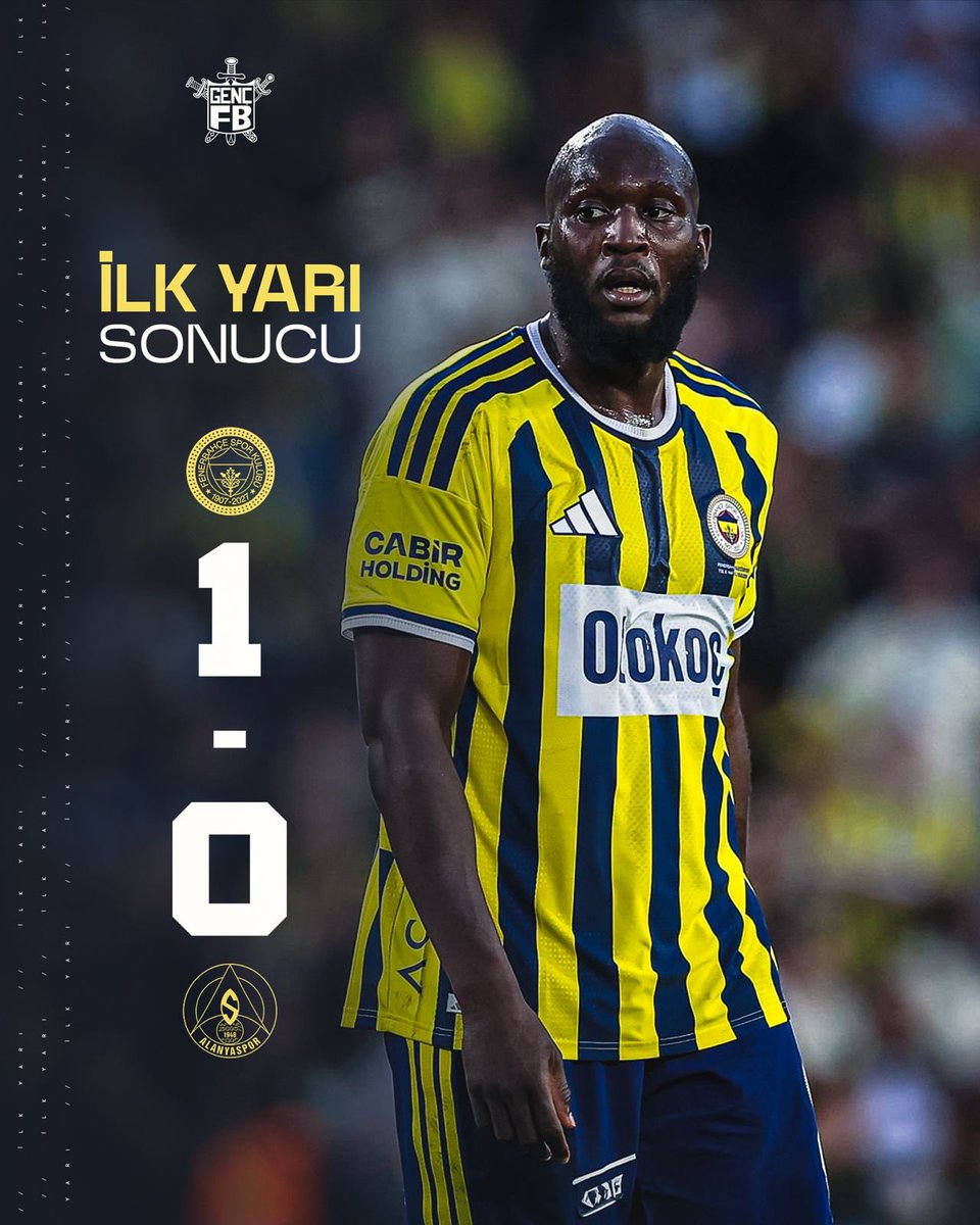 gencfborg's tweet photo. İlk Yarı Sonucu | Fenerbahçemiz 1-0 Alanyaspor 

SALDIR FENERBAHÇE!

#GençFenerbahçeliler https://t.co/PnQnnnWbxt
