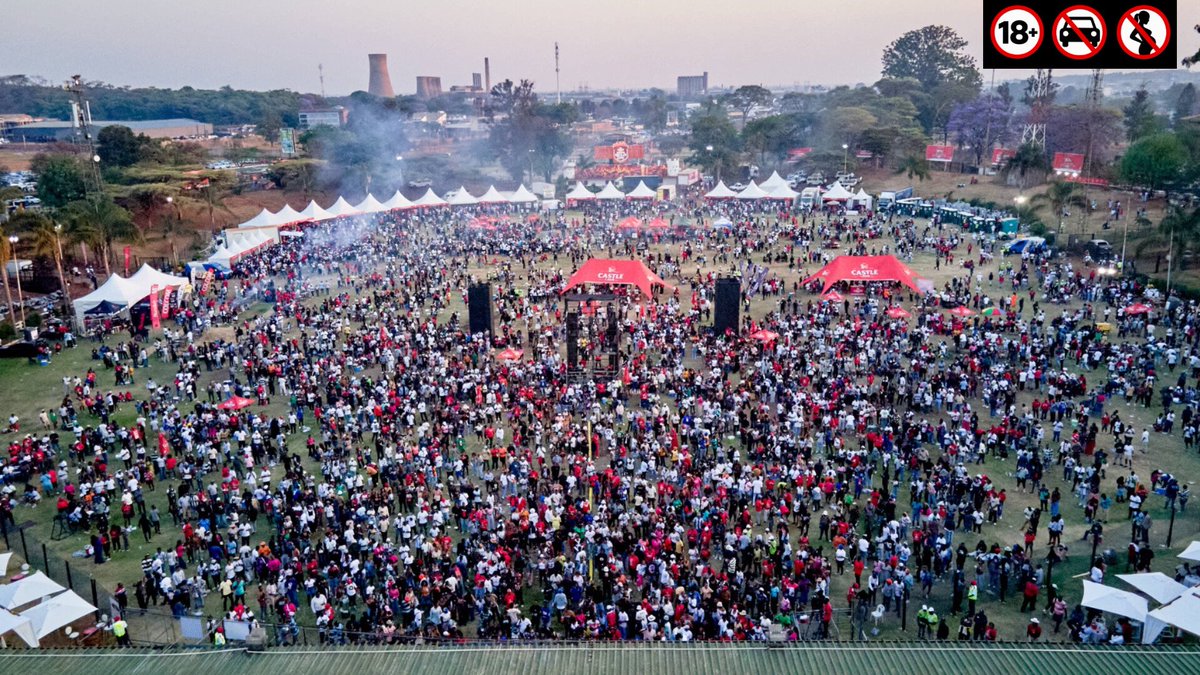 CastleLagerZW's tweet photo. The biggest braai of the year. Castle Braai Fest, live at the Glamis Arena. https://t.co/r05QDgD9Q6