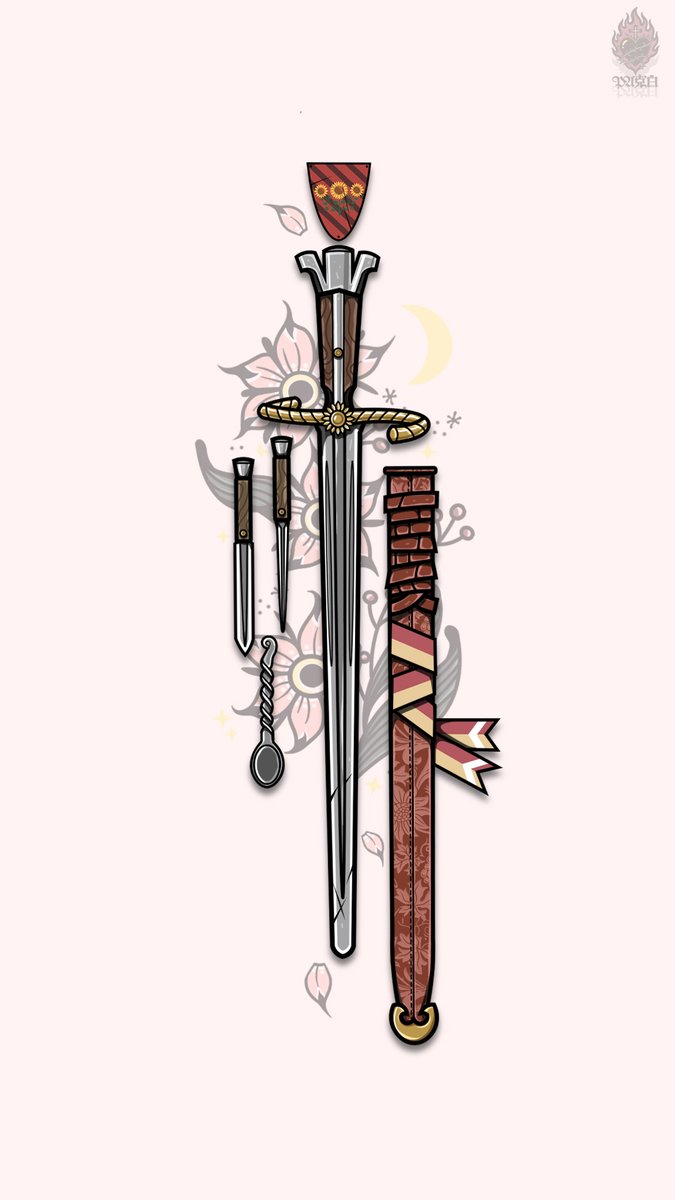 Mcpls3Mcpls's tweet photo. Hollisiaโs Katzbalger.Her only tie to House Tournasone.
She spurned her arranged marriage to join the order of Blossoms,Its guard holds her familyโs brass sunflower emblem,unyielding in close combat.
#HistoricalSwordsmanship #MedievalArt #FantasyArt #HEMA https://t.co/MbslqFcRbL