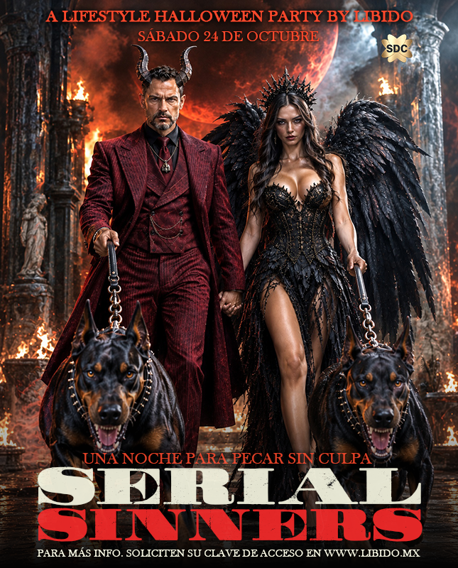 LibidoSW's tweet photo. Esta semana no tenemos evento pero vayan preparando sus disfraces que la próxima semana nos espera un fiestón. 

📅 SÁBADO 24 DE OCTUBRE
😈 SERIAL SINNERS

Dejen sus buenas intenciones en casa que esta noche se viene a pecar. 

Para más info. soliciten su clave de acceso en https://t.co/pnCRDNAJQO