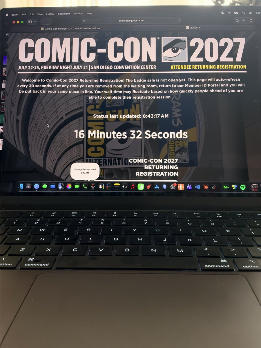 djarsquared's tweet photo. Our group had a successful SDCC badge purchasing morning today. Phew! https://t.co/KdveL7ulym