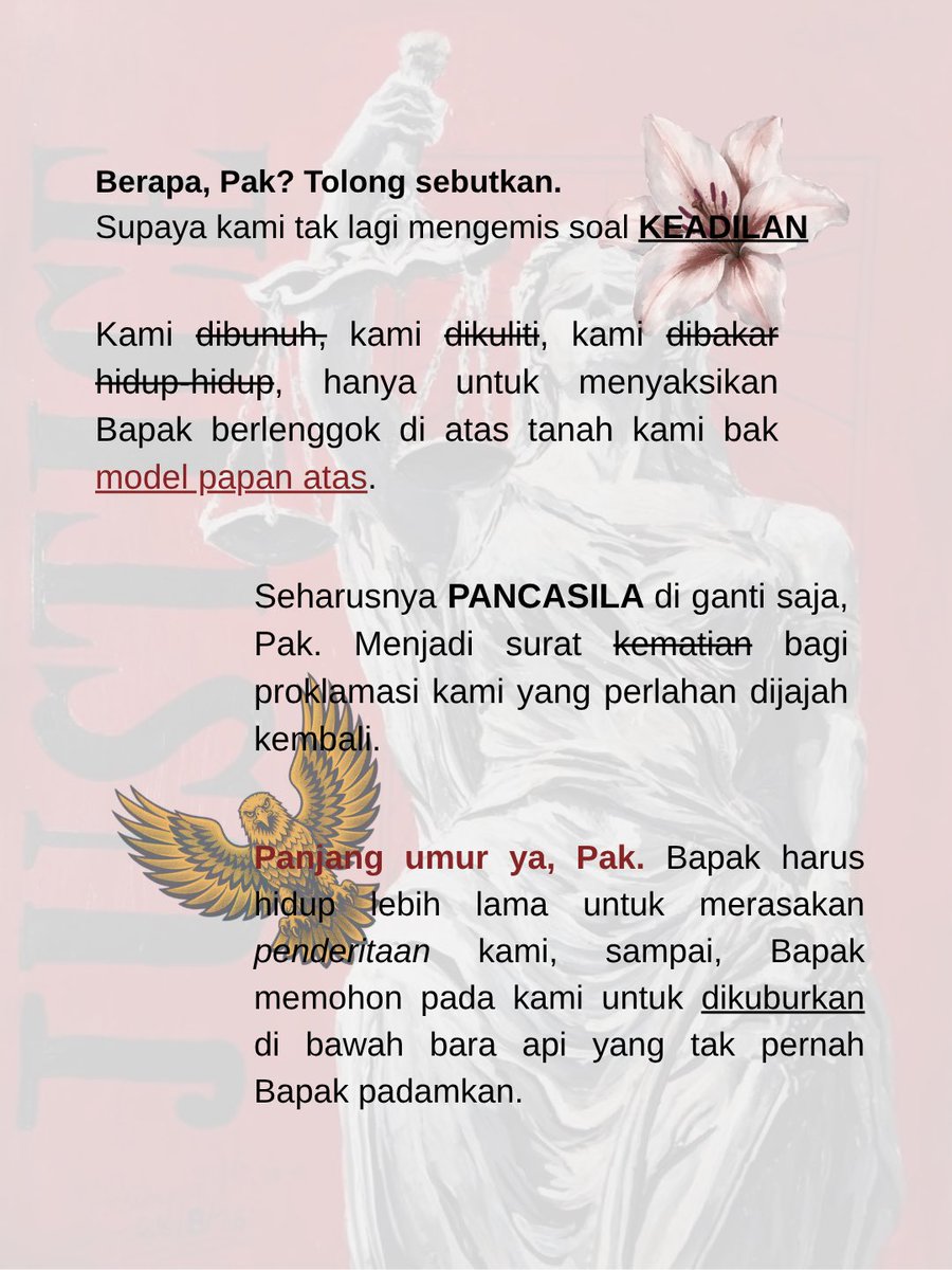 caralianara's tweet photo. Surat terbuka untuk pemimpin negeri ini. https://t.co/7fw9n0EDeP