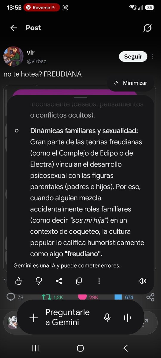 ParkerToretto's tweet photo. @virbsz No habia entendido el meme y gemini me puso esto. https://t.co/uIXP7m4QTF