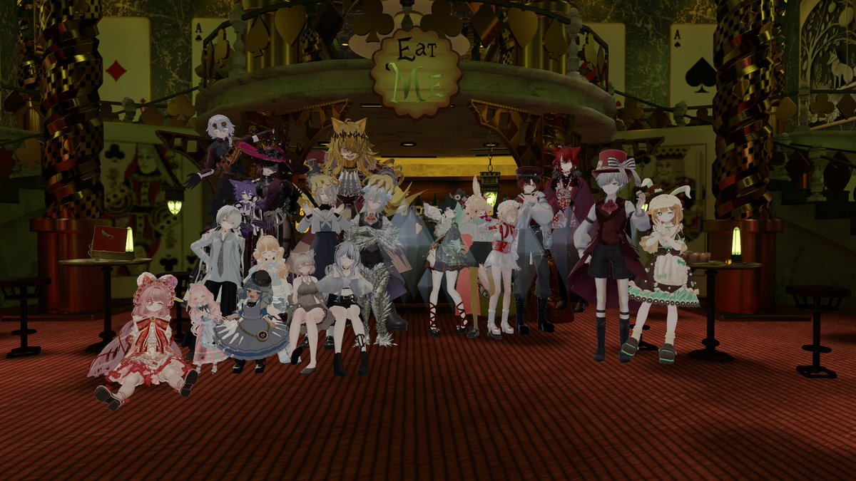 musubi_VR's tweet photo. #VRCマッドパーティ　次は10/10！
この日はこのイベを痛く気に入ってるフレと一緒に～
じゃ、後はALTへ https://t.co/dvEZc1BtHn