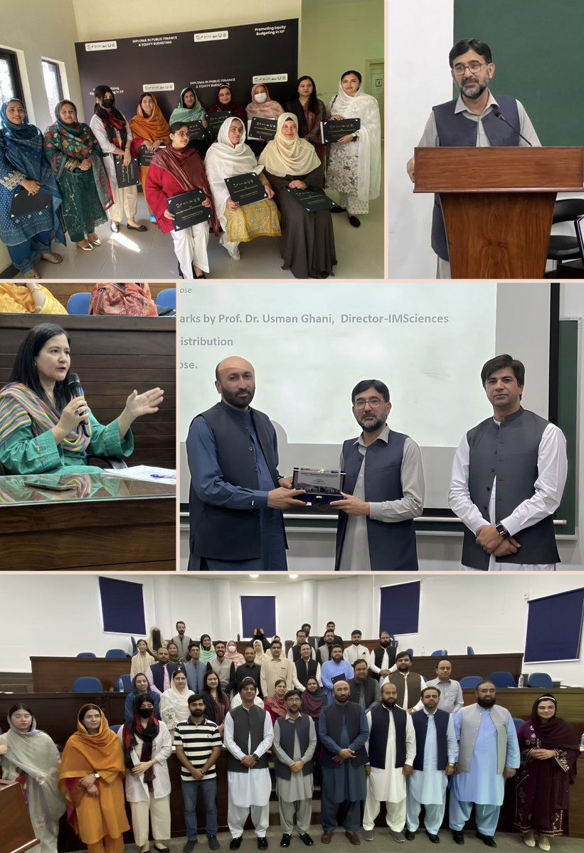 cppr_ims's tweet photo. Day 3 of our Master Trainer Academia closed with certification and closing remarks from Prof. Dr. Usman Ghani, Director IMSciences, who personally presented certificates to participants. This frame also marks graduates of our Diploma in Public Finance &amp; Equity Budgeting. https://t.co/oPbNZ0rioh