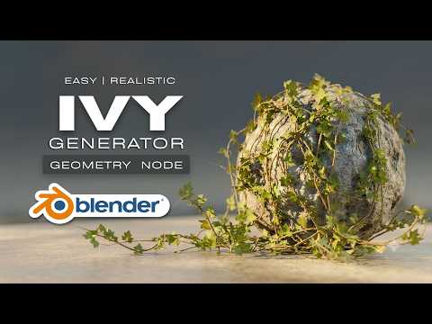 contentguild's tweet photo. Procedural Ivy &amp; Climbing Vines Generator in #Blender https://t.co/dFjfo3k798 https://t.co/0E6AFHsm39