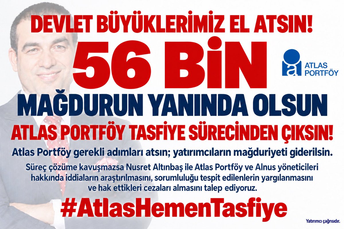 mustykemal61's tweet photo. Ülkenin namusu denilen PPF lerde kilitli kaldık. Atlas Portföy’de yetki ve sorumluluklar belirlensin! Nusret Altınbaş dahil tüm ilgililerin işlemleri araştırılsın; suç unsuru varsa yargılansın. Birikimlerimiz için verilen her çözüm önerisinin ayrıntılarını bilmek istiyoruz!. #SPKAtlasTasfiyesiniAcikla #AtlasOlağanTasfiye
#AtlasDevletleAnlas #NusretAltınbaşNerede
#PPFCumhurbaşkanımlaÇözülür @_cevdetyilmaz @RTErdogan @abakingurlek @Akparti @oktay_saral @tcbestepe @iletisim @spkgovtr