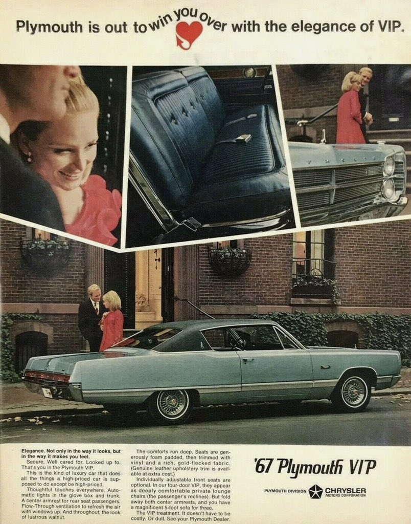 21_50by's tweet photo. 1967 Plymouth VIP https://t.co/GJ9QUT1EX4