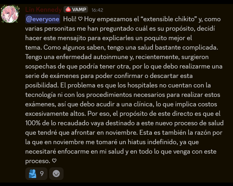 Yushiol's tweet photo. Hola! venia a pedir que apoyen el extensible de mi amiga Lin chiquita es una artista muy esforzada a pesar de su enfermedad! y si pueden pasarse para apoyarla lo agradecería un monton!

El extensible comienza las 
14:00 pm en Chile 🇨🇱
21:00 España 🇪🇸

https://t.co/mbL5QKIzEM https://t.co/c35UHkiWFG