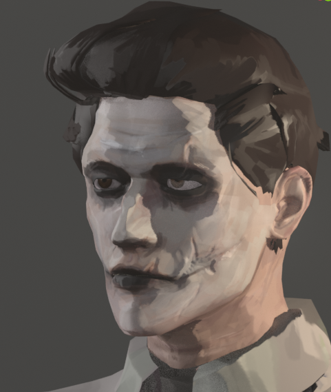 Quooke's tweet photo. Chatterbox with clown face paint 
-
Be for real did I make him too hot? https://t.co/2gdtWnxKIA