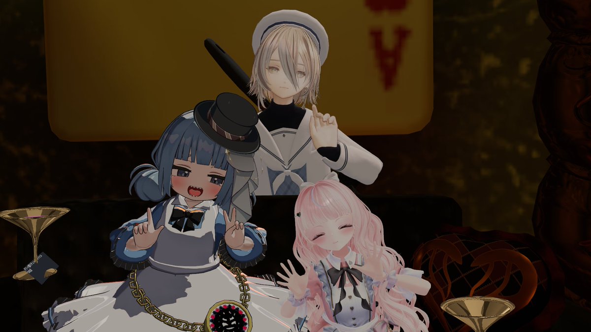 musubi_VR's tweet photo. #VRCマッドパーティ　次は10/10！
この日はこのイベを痛く気に入ってるフレと一緒に～
じゃ、後はALTへ https://t.co/dvEZc1BtHn