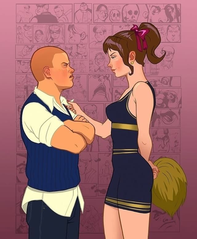 internetpreai's tweet photo. bully artwork by rockstar games (2006) https://t.co/C1LbhoghRR