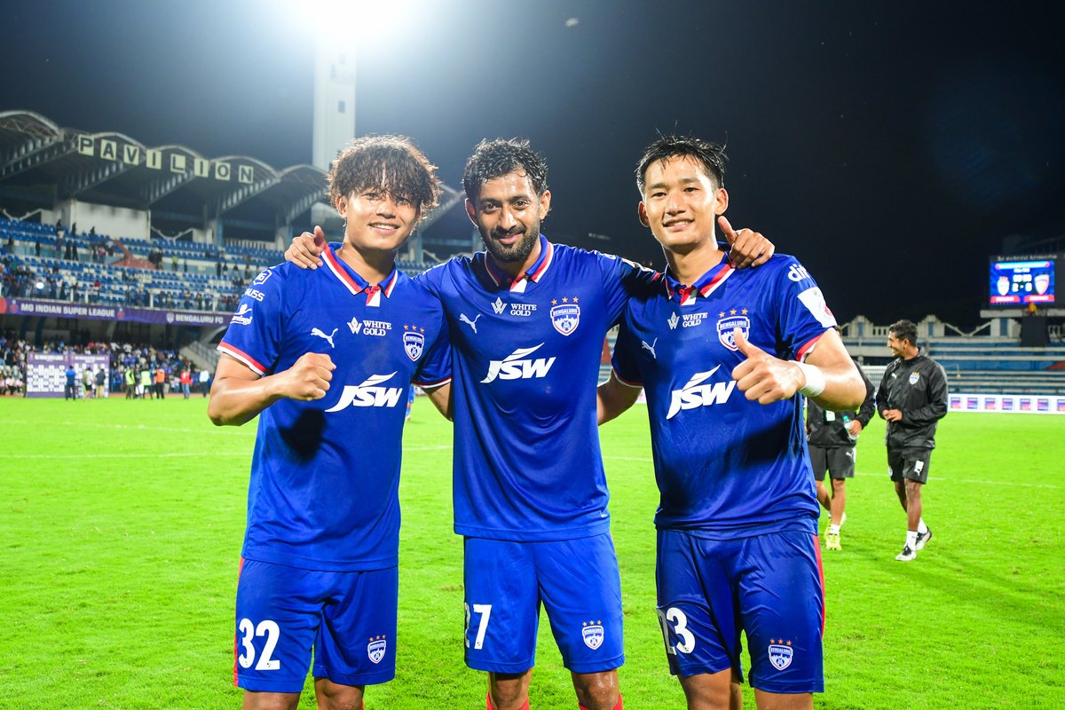 bengalurufc's tweet photo. Chill Machans 😉 

#WeAreBFC #BFCCFC #MGISL13 #NammaUsiru https://t.co/BFkUKRijvb