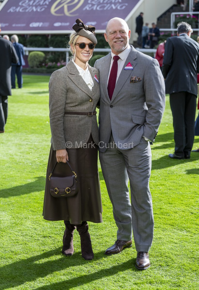 markacuthbert's tweet photo. Queen Camilla with Zara and Mike Tindall at the 2026 British Champions Day at Ascot Racecourse. #royals #queen #zara #ascot #queencamilla https://t.co/r2xSs2c8kJ