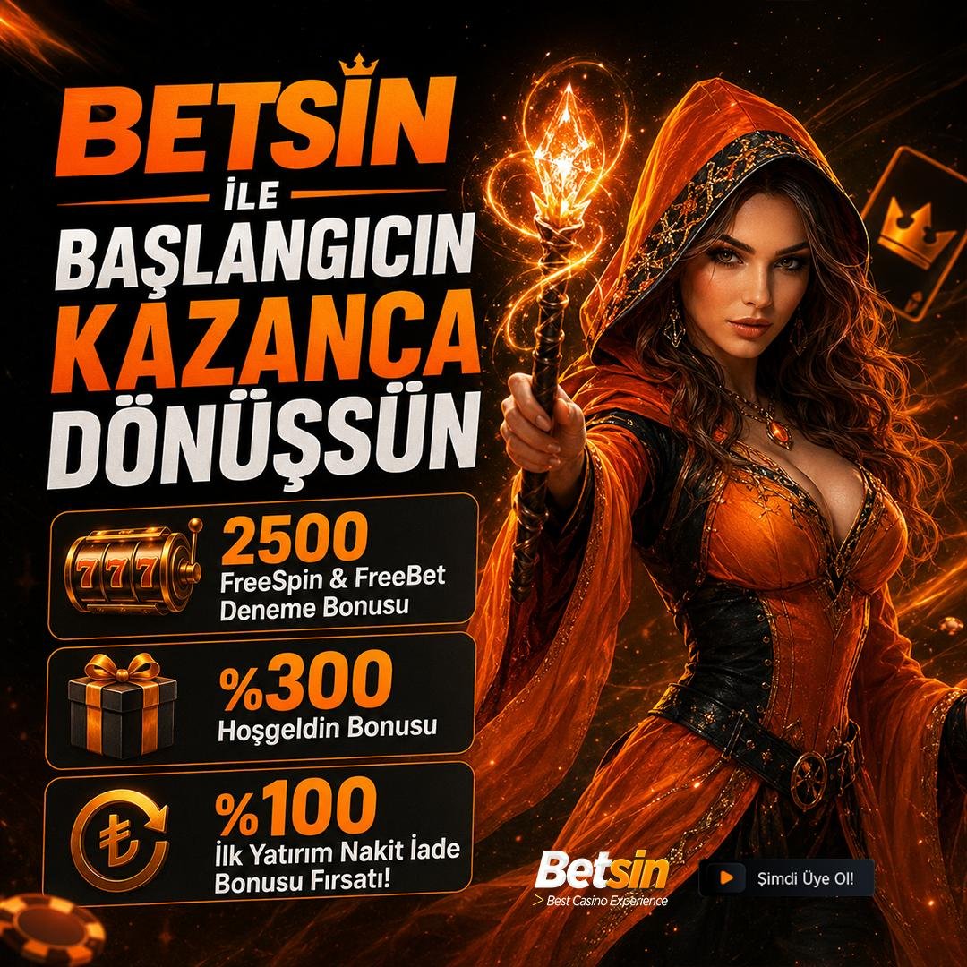 Singuncel_'s tweet photo. 🎁 Betsin'de avantajlarla dolu bir başlangıç seni bekliyor! 

⚡2.500 FreeSpin &amp; FreeBet, %300 Hoş Geldin Bonusu ve %100 İlk Yatırım Nakit İade Bonusu fırsatı seni bekliyor.

🤩 Hemen katıl, Betsin ayrıcalıklarıyla kazanmaya başla!

🤩 Güncel Giriş https://t.co/uaGw2IXsrw

#bonus https://t.co/FaCgjX6tbz
