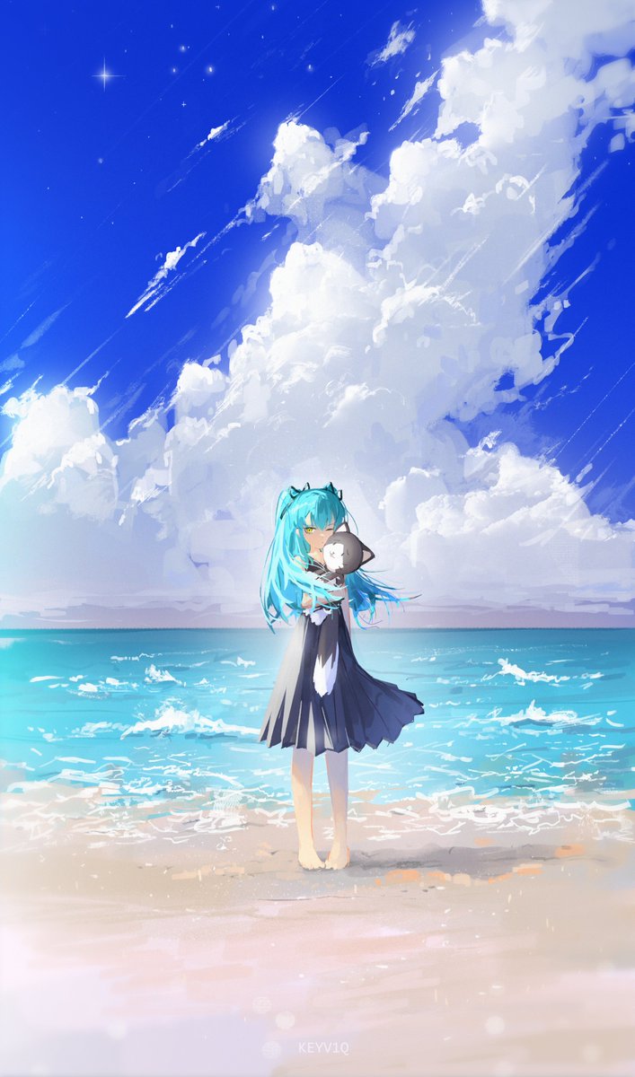 keyv1q's tweet photo. Beach day🌊 16/32  
Halfway through the challenge! LETS GOO

#TIOctober https://t.co/nZjpVbaOdQ