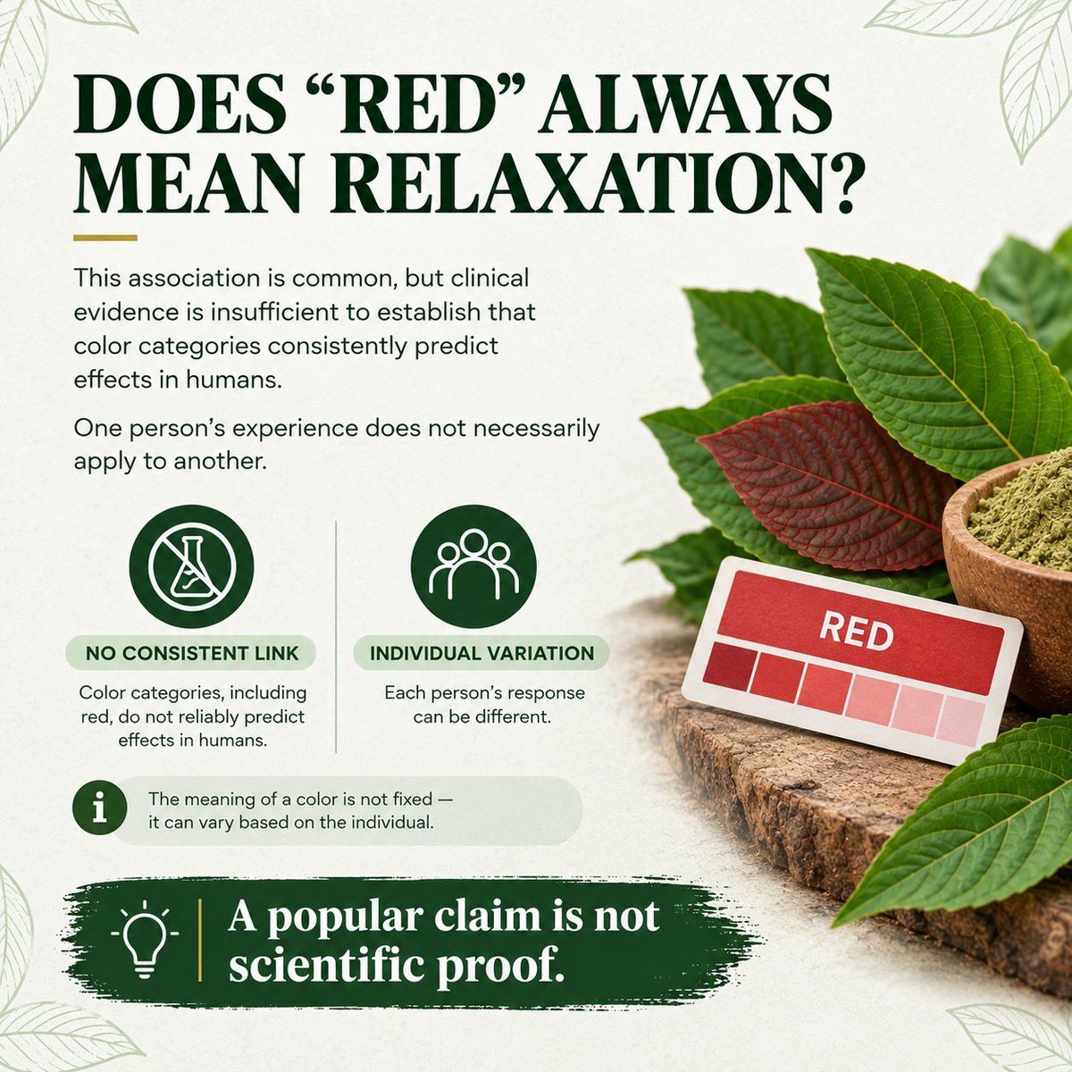 Magictree_K's tweet photo. Red Vein Kratom
More  Than Just A Color.
The Label Alone Doesn’t Tell The Whole Story. 

Swipe to explore the facts behind the name →

#magictree #botanical #botanicalsupplier #herbalsupplier #b2bsupplier #bulkherbs #bahno #redvein
#natural #mitragynaspeciosa #beyondthelabel https://t.co/J9EySiyfta