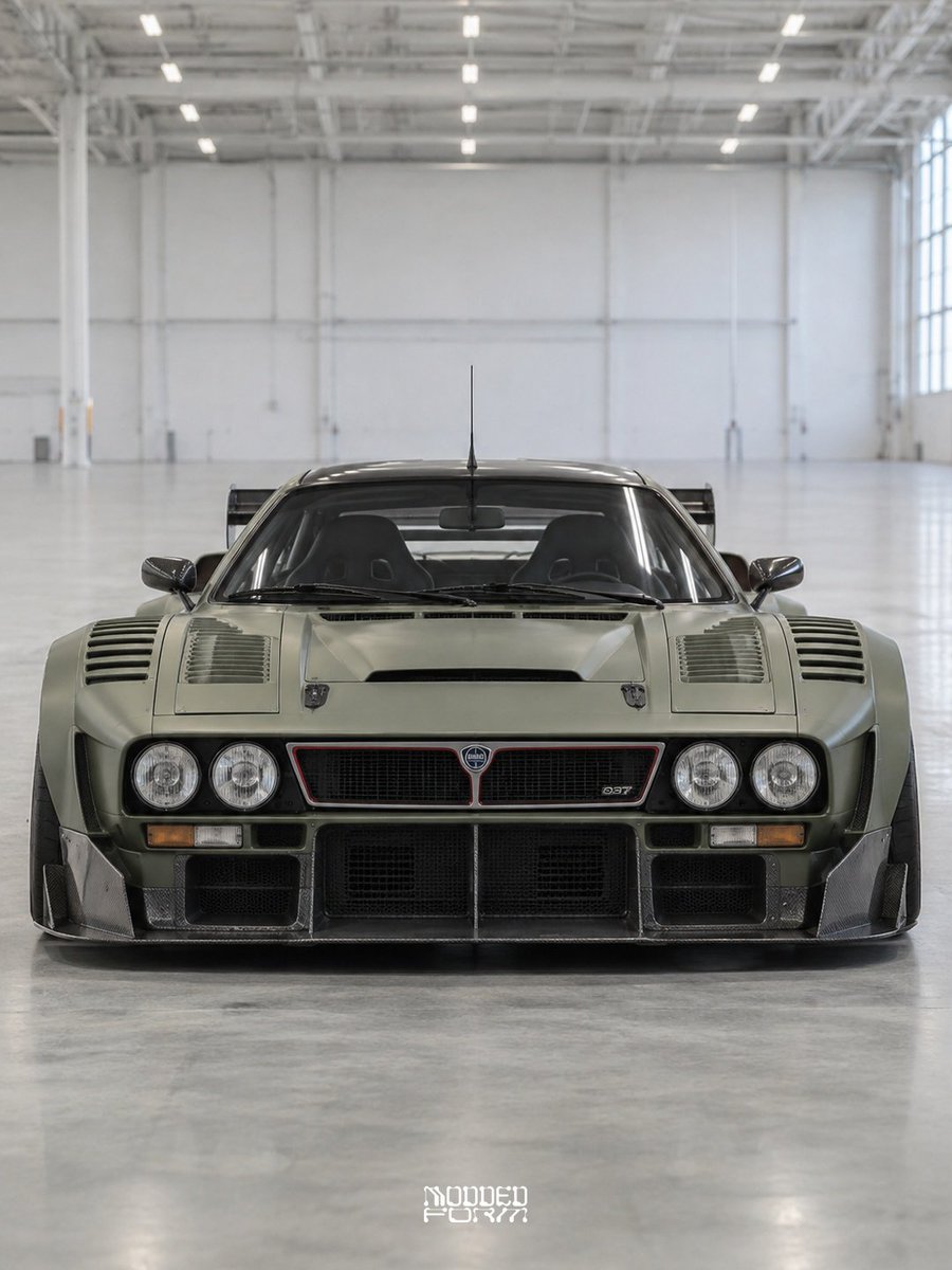 moddedform's tweet photo. Lancia 037 ‘Muted Olive’ https://t.co/gn8q2TbCEO