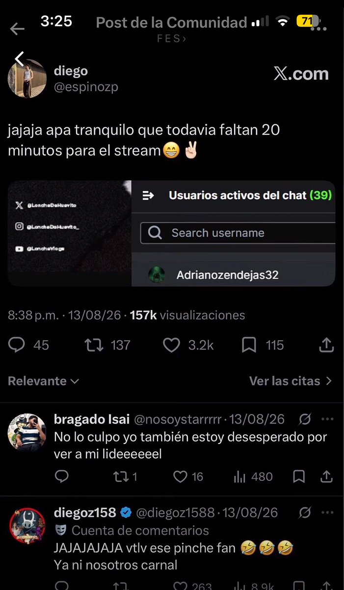 lonchedluffy's tweet photo. @Kalashnikovv_x @tvtop_es el q es fan es el anciano, hasta tiene 3 horas vistas en el canal, de ahí se copia todo lo q ve q hace lonche. https://t.co/aZRO1Wdmg5