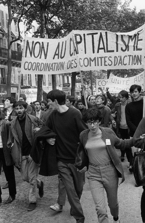 poetcinematic's tweet photo. here’s to another may ‘68. thinking of students in paris, tirana, and everywhere else who are brave enough to ask for a brighter future 🤍 https://t.co/nTcfRZ25rA