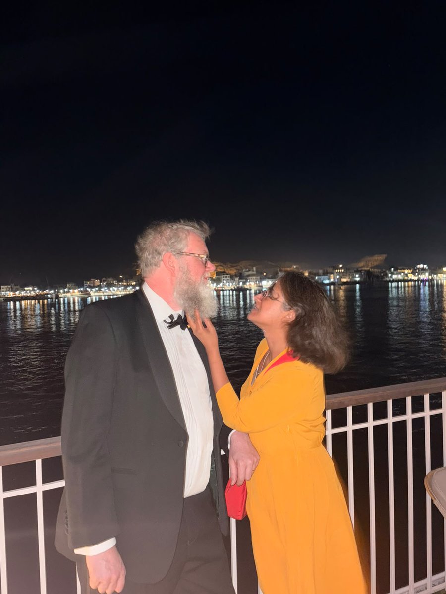 TimBryars's tweet photo. Black tie dinner on the Nile (after Eucharist, of course). https://t.co/3VUdh0u4L0