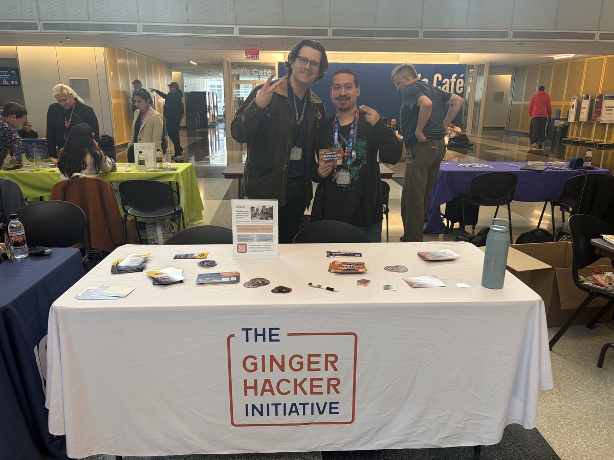 KevTechSupport's tweet photo. Hanging out at BSidesNYC with The Ginger Hacker Initiative Raíces Cyber Org Women + Cybersecurity = Women's Society of Cyberjutsu 

Thanks for hanging out today Shavvon Cintron Munir Muhammad Derek M. Welski 

I also took the time to give out a book today to help someone learn more about IT.

I had loads of fun today. Appreciate BSidesNYC for having me again.

#itsupportspecialist #desktopsupport #desktopsupporttechnician #desktopengineer #helpdesk #helpdesktechnician #servicedesk