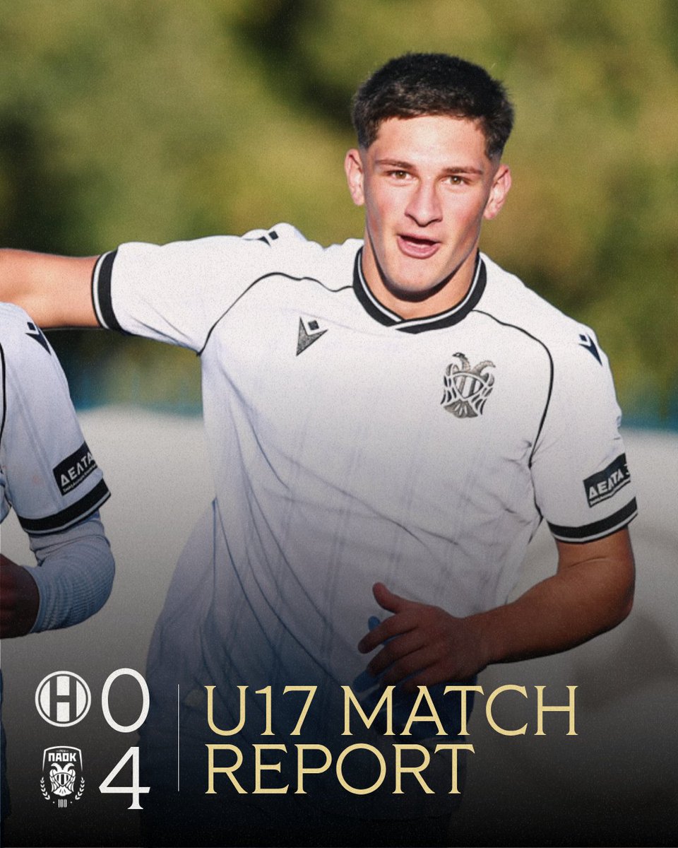 PAOK_FC's tweet photo. #MatchReport Άνετη νίκη και για την Κ17. #PAOKNextGen #U17 #NewEra
🔗https://t.co/SjlJjp4J7Y https://t.co/scWP7Lmx91
