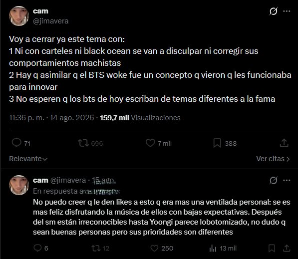 Agata454647's tweet photo. La gente interactuando con esta tremenda anti https://t.co/DeTMrxeT09